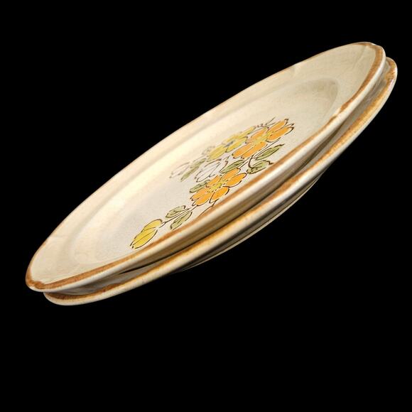 Hearthside Stoneware Baroque Spring Garden 7.5" Salad Plate Hand Painted Japan - Picture 4 of 6